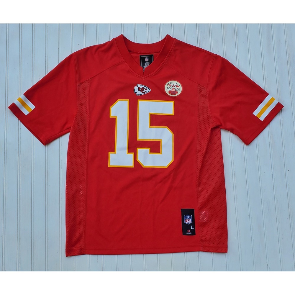 NFL Team Apparel Patrick Mahomes Kansas City Chiefs Youth Jersey Red Large 14/16